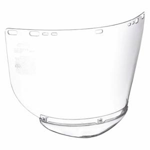 JACKSON SAFETY 29062 Face Shield, Clear, Uncoated, Polycarbonate, 8 Inch Visor Height, 15 1/2 Inch Visor Wide | CR4YDT 33VA01