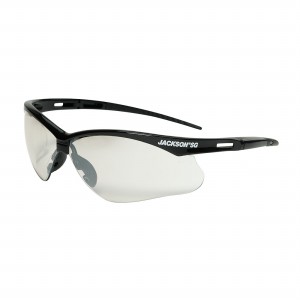 JACKSON SAFETY 50004 Schutzbrille, kratzfest, schwarz, Polycarbonat, Innen/Außen, 12 Stück | CF4RWX