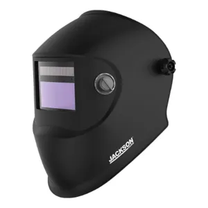 JACKSON SAFETY J8049 Welding Helmet, ADF 4/9-13 Exterior, 110 x 90mm Cartridge, Black | CF4TBN