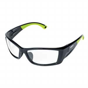 JACKSON SAFETY S72400 Schutzbrille, klare Tönung, HC/AF-Beschichtung, Schwarz/Grün, 12 Stück | CF4TEB