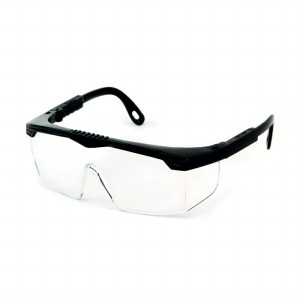 JACKSON SAFETY S76301 Schutzbrille, klar, hartbeschichtet, schwarz, 12 Stück | CF4TEE