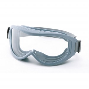 JACKSON SAFETY S80231 Schutzbrille, Reinraum-Einzelglas, oben belüftet, klare Tönung, unbeschichtet, blau | CF4TEJ