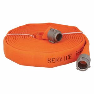 JAFLINE G51H15LNO50N Fire Hose, Attack Fire Hose, Double Jacket, 1 1/2 Inch Hose Inside Dia, 50 ft Hose Length | CR4YHA 53KA89