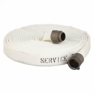 JAFLINE G51H15LNW100N Fire Hose, Attack Fire Hose, Double Jacket, 1 1/2 Inch Hose Inside Dia, 100 ft Hose Length | CR4YGR 53KA91