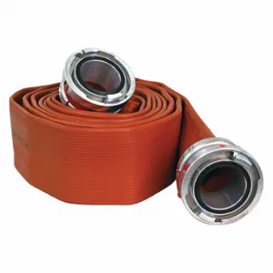 JAFRIB G50H15RR50NB Fire Hose, Attack Fire Hose, Single Jacket, 1 1/2 Inch Hose Inside Dia, 50 ft Hose Length | CR4YKX 404P41