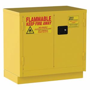 JAMCO BT22 Fla mmables Safety Cabinet, Undercounter, 22 gal, 36 Inch x 22 Inch x 35 Inch, Yellow | CR4YPT 515X57