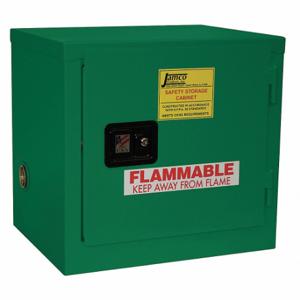 JAMCO FK06 Pesticides Safety Cabinet, 6 gal, Green, Self-Closing, 1 Shelves | CR4YME 515X84