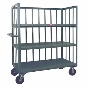 JAMCO HC236P600GP Single-Side-Access Slat-Wall Metal Stock Truck, 3000 Lb Load Capacity | CR4YMQ 9JAD7