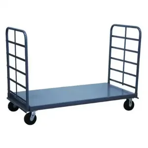 JAMCO PS260P600GP Dual-Handle Steel-Deck Platform Truck, 2000 Lb Load Capacity, 60 Inch X 24 Inch X 10 Inch | CR4YNV 8W830