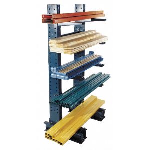JARKE SC-8J Starter Straight Cantilever Rack, No. of Sides 1, 8 Arms, Arm Length 24 Inch | CD3YDB 3W588