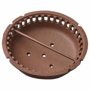 JAY R. SMITH MFG. CO 2233B Basket Strainers, 11 1/2 Inch Pipe Dia, Cast Iron, Brown, Round | CR4YXF 54JH26