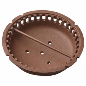 JAY R. SMITH MFG. CO 2233B Basket Strainers, 11 1/2 Inch Pipe Dia, Cast Iron, Brown, Round | CR4YXF 54JH26