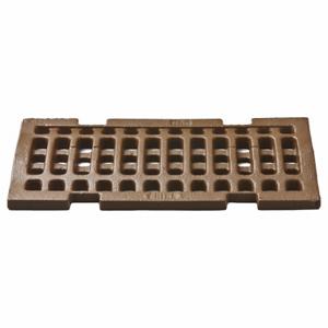 JAY R. SMITH MFG. CO 2810CIG Trench Drain Grate, Cast Iron, Yellow, Drop Inch Size, 12 Inch Length | CR4YYH 45DT36