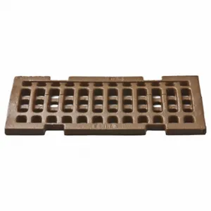 JAY R. SMITH MFG. CO 2810CIG Trench Drain Grate, Cast Iron, Yellow, Drop Inch Size, 12 Inch Length | CR4YYH 45DT36