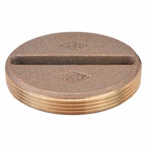 JAY R. SMITH MFG. CO 4470T04 Cleanouts, 4 Inch Pipe Dia, Cast Bronze, Bronze, Mnpt | CR4YXA 45DT50