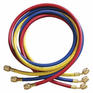 JB INDUSTRIES CCLE-60 Manifold Hose Set, 1/4 Inch Female Connection Size, 0 Deg. Angle, 3 Hoses, 60 Inch Length | CR4ZCA 415F95