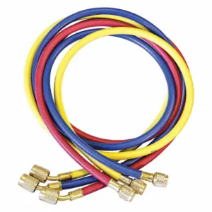 JB INDUSTRIES CCLS-72 Manifold Hose Set, Low Loss, 1/4 Inch Female Connection Size, 30 Deg. Angle, 3 Hoses | CR4ZCB 35Y850