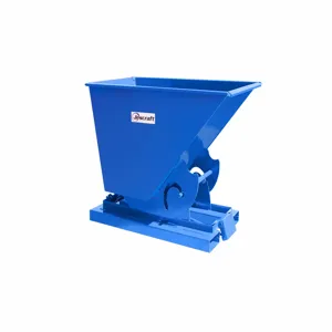 JESCRAFT DH-05BR-MD Self Dumping Hopper, 1/2 cu. yd. Volume, Bumper Release | CJ6NGG