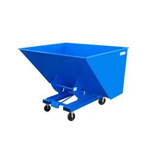 JESCRAFT DH-20BRPH8-2R2SMD Self Dumping Hopper, 2 cu. yd. Volume, Bumper Release, 8 Inch Phenolic Casters | CJ6NGQ