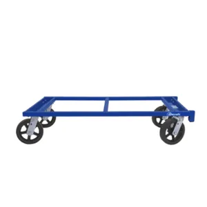 JESCRAFT FD-2448MR8-4S Dolly, Heavy Duty, Flat, 24 Inch x 48 Inch Size, Steel | CJ6NHA