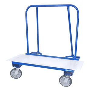 JESCRAFT PL-128PL-4SU Drywall Cart, 48 Inch x 18 Inch Size, Ez-Glide Deck | CJ6NKE