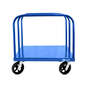 JESCRAFT PM-3628MR8-4S Steel Deck Panel Mover Cart, 8 Inch Mold-On-Rubber Casters, 4 Swivel | CJ6NKG