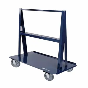 JESCRAFT WA-4824PL8-4S Cart, A Frame, 48 Inch Length, 24 Inch Width, 4 Swivel Casters | CJ6NLQ