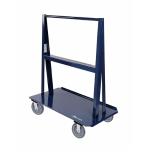 JESCRAFT WA-6024PL8-2R2S Cart, A Frame, 60 Inch Length, 24 Inch Width, 2 Rigid, 2 Swivel Casters | CJ6NLV