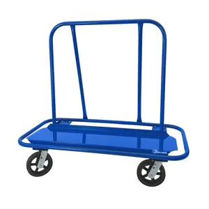 JESCRAFT WB-200MR-4S Drywall Cart, Full Wrap-Around Bumper, 3000 lbs. Capacity, 4 Swivel Casters | CJ6NMG