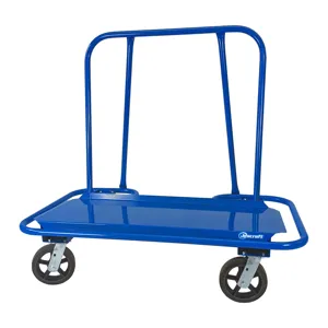 JESCRAFT WB-350MR-4S Drywall Cart, Wrap-Around Bumper With Inset Back, 3000 lbs. Capacity, 4 Swivel Casters | CJ6NML