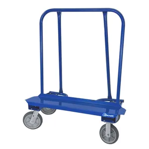 JESCRAFT WB-80PL-2R2S Drywall Cart, 2000lbs. Capacity, 8 Inch HPE Casters, 2 Rigid, 2 Swivel | CJ6NMR