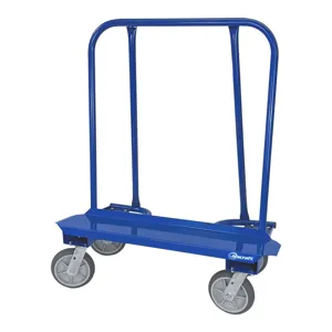 JESCRAFT WB-80PL-4S Drywall Cart, 2000lbs. Capacity, 8 Inch HPE Casters, 4 Swivel | CJ6NMT