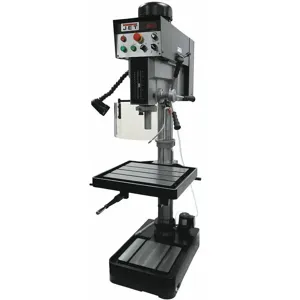 JET TOOLS JDP-20EVST -230 Floor Drill Press, 2 Motor HP, Belt Drive Type, 20 Inch Swing, 230 Voltage | CD3PVZ 52XH99