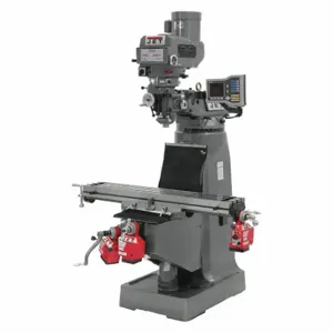 JET TOOLS 690418 Knee and Column Milling Machine, 9 Inch Table Length, 49 Inch Table Width | CR4ZKF 56LZ24