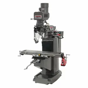 JET TOOLS 690575 Knee/Column Milling Machine, 9 Inch Table Length, 49 Inch Table Width | CR4ZLK 48RJ01