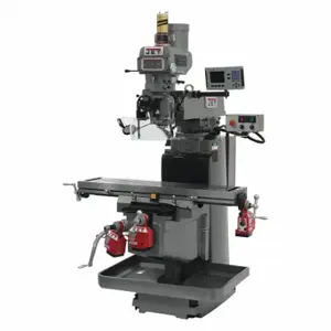 JET TOOLS 698060 Knee and Column Milling Machine, 12 Inch Table Length, 54 Inch Table Width | CR4ZJV 56LZ58