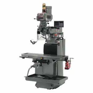 JET TOOLS 698127 Knee/Column Milling Machine, 12 Inch Table Length, 54 Inch Table Width | CR4ZLD 53ZC83