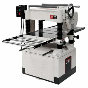 JET TOOLS JWP-208-1 Stationary Planer, 230V, Single-Phase, 14 A, 3 hp, 20 Inch Max. Width, 8 Inch Max. Height | CR4ZYM 436C85