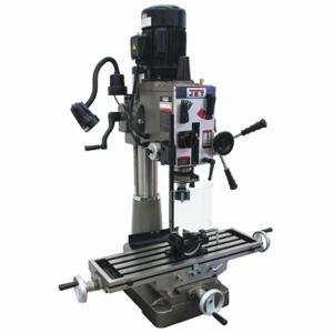 JET TOOLS JMD-45GHPF Mill Drill Machine, R8, 21 7/8 Inch Size Swing, 1 Phase, 10 1/2 Inch Size Table Surface Ht | CR4ZXN 446M48