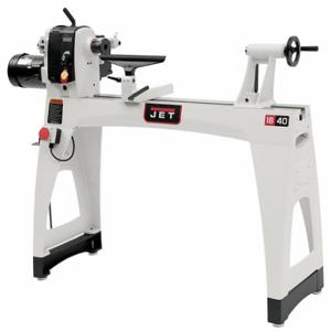 JET TOOLS JWL-1840EVS Lathe, Wood Turning, 18 1/2 Inch Size x 40 in, 5/8 Inch Size Spindle Bore, 3, 200 RPM | CR4ZUF 52XJ11