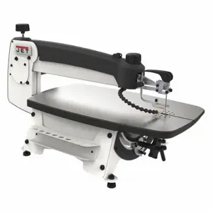 JET TOOLS JWSS-22B Scroll Saw, 1.3 A Current, 22 3/8 Inch Throat Depth, 12-43/64 X 23-5/8 Inch Size | CR4ZZU 52HR90