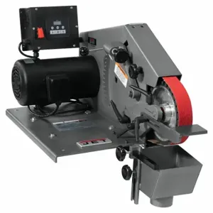 JET TOOLS SWG-272VS Grinder, Metal/Plastic/Wood, 115V/230V, SinglePhase, 1 hp, 2 Inch Belt Width | CN9GQD 803G43