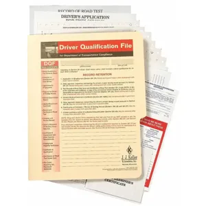 JJ KELLER 3879 Driver Qualification, Paper, 15 Pages, 2 Pk | CD2MTF 411Y96