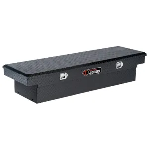 JOBOX 1-309002 Crossover Truck Box, Single Lid, 72.125 x 20.25 x 11.75 Inch Size, Black, Aluminium | CM9GGF