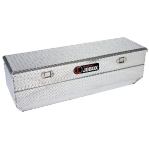 JOBOX 1-350000 Chest, Full Size, 61 x 20.5 x 19.25 Inch Size, Bright, Aluminium | CM9GDT