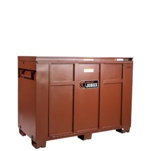 JOBOX 1-657990 Chest, Drop-Front, 60 x 31 x 45 Inch Size, Brown, Steel | AD6VKQ 4AXX2