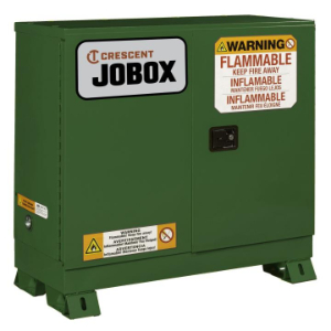 JOBOX 1-753620 Pestizid-Sicherheitsschrank, manuelles Schließen, 46.12 x 23.25 x 45.72 Zoll Größe, grün, Stahl | CM9GGN