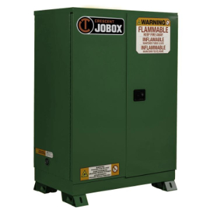 JOBOX 1-759620 Pestizid-Sicherheitsschrank, manuelles Schließen, 46.12 x 33.23 x 66.71 Zoll Größe, grün, Stahl | CM9GGY