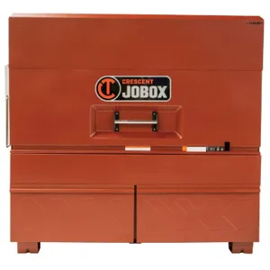 JOBOX 2D-682990 Piano Box With Drawer, Heavy Duty, 60 x 30.75 x 56.78 Inch Size, Brown, Steel | CM9GJA