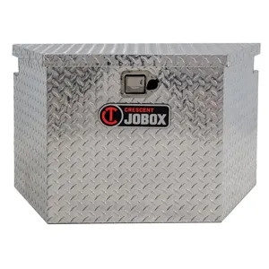 JOBOX 405000D Tongue Box, 33 x 16 x 20.5 Inch Size, Bright, Aluminium | CM9GCY